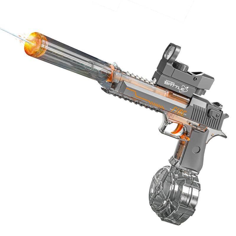 Electric Water Gun Fire Flash Upgraded, Water Pistol Toy Squirt Gun for Kids Adults Summer Outdoor Toy Yard Beach Swimming Water Play Toys, Pool, Water & Sand Toys, Blasters & Toy Guns, Stress Relief Toys