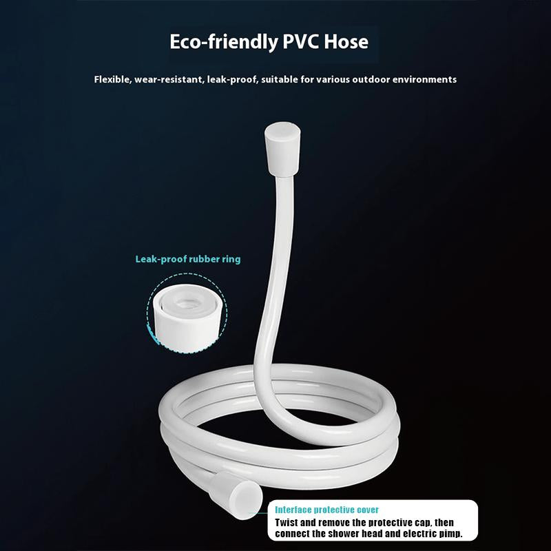 Portable Handheld Electric Shower – 5000Mah Rechargeable Outdoor Shower for Camping, Hiking, Pet Bath & Car Wash, Shower Head